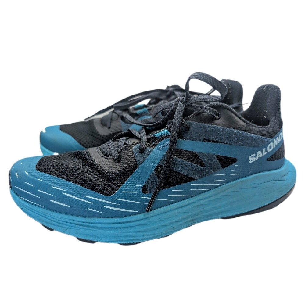 Salomon Ultra Flow Gorpcore Trail Running Shoes Blue Black Outdoor Mens 10